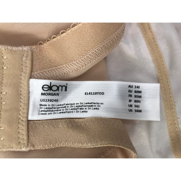 Elomi Morgan Underwire Bra Toasted Almond 36M NEW - Picture 6 of 6